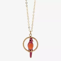 1928 Parrot Womens Alloy Animal 16 Inch Pendant Necklace