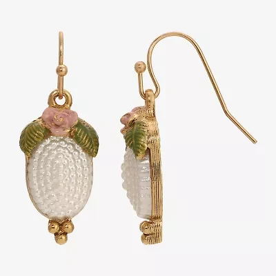 1928 Womens Flower Drop Earrings