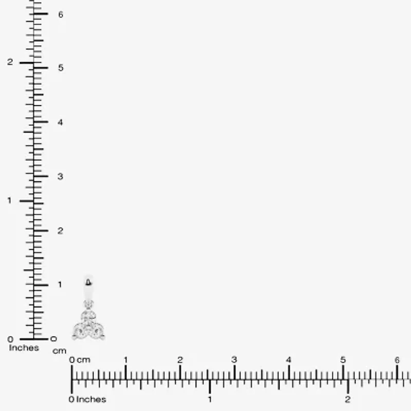 Limited Quantities! (G \ Si1) Womens 1/4 CT. T.W. Lab Grown White Diamond 14K White Gold Pendant Necklace