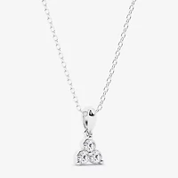 Limited Quantities! (G \ Si1) Womens 1/4 CT. T.W. Lab Grown White Diamond 14K White Gold Pendant Necklace