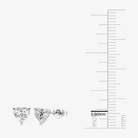 Womens Lab Created Sapphire Sterling Silver Heart -pc. Jewelry Set