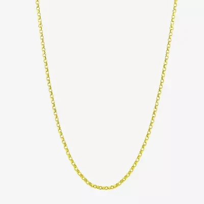 Made in Italy Womens 14K Gold 18 Inch Chain Necklace