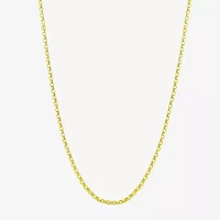Made in Italy Womens 14K Gold 18 Inch Chain Necklace