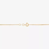 Made in Italy Womens 14K Gold 22 Inch Box Chain Necklace