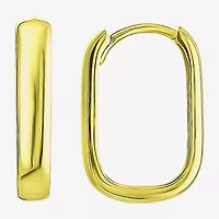 Gold Addiction Womens 10K Gold 14.5mm Hoop Earrings