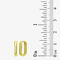 Gold Addiction Womens 10K Gold 14.5mm Hoop Earrings