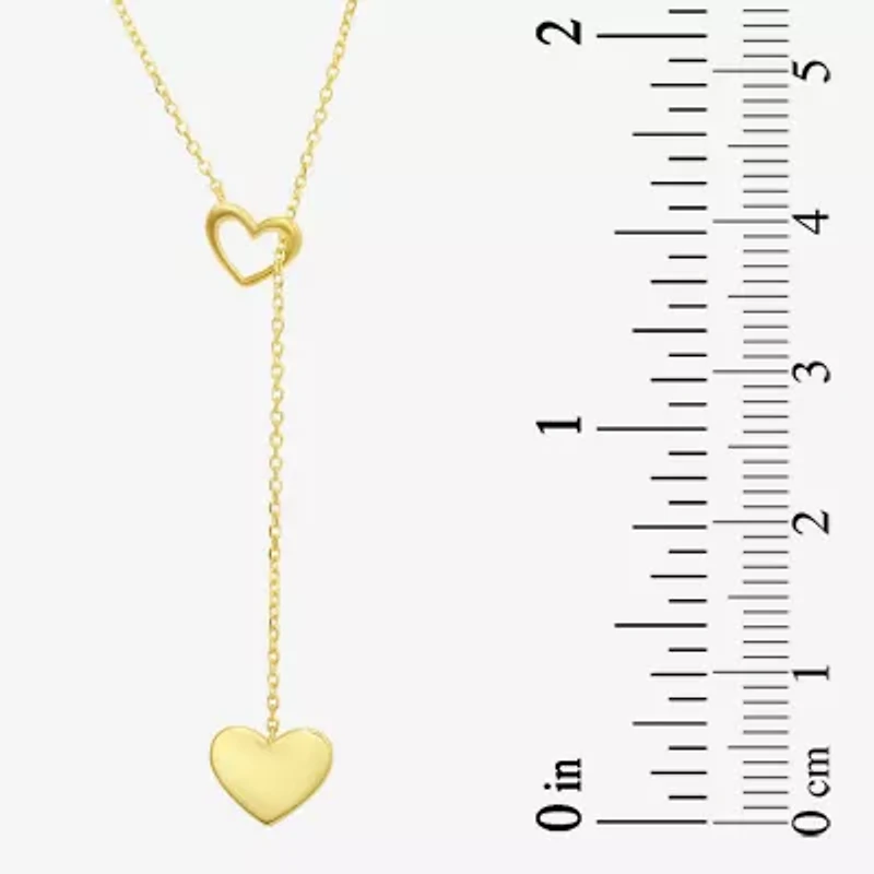 Womens 10K Gold 18 Inch Y Necklace