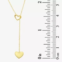Womens 10K Gold 18 Inch Y Necklace
