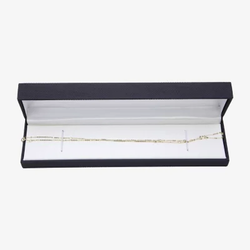 Gold Addiction Womens 10K Gold 18 Inch Link Chain Necklace