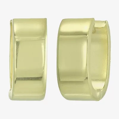 Gold Addiction Womens 10K Gold 13.5mm Hoop Earrings