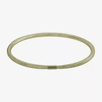 Made in Italy Womens 10K Gold Stretch Bracelet