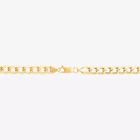 Bonded Brilliance Womens 14K Gold Over Silver Inch Link Chain Necklace