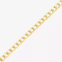 Bonded Brilliance Womens 14K Gold Over Silver Inch Link Chain Necklace