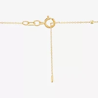 Gold Addiction Womens 10K Gold Heart 17 Inch Pendant Necklace