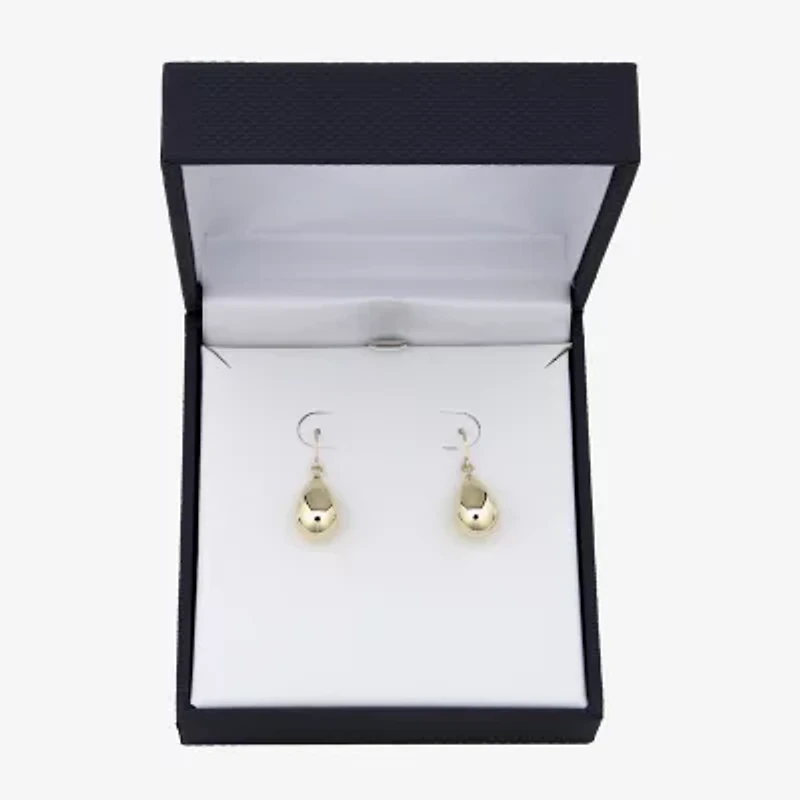 Womens 14K Gold Drop Earrings