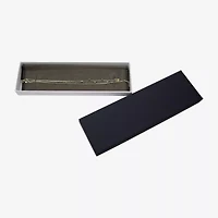 Silver Addiction Womens 14K Gold Over Silver 18 Inch Link Chain Necklace