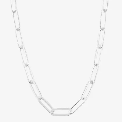 Made in Italy Womens Sterling Silver 20 Inch Chain Necklace