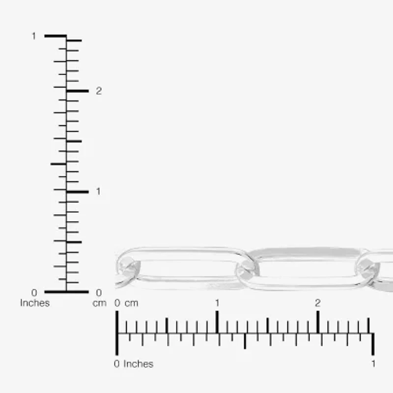 Made in Italy Womens Sterling Silver 20 Inch Chain Necklace