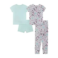 Little & Big Kid Girls Gabby's Dollhouse Crew Neck Short Sleeve 4-pc. Pajama Sets