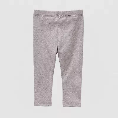 Okie Dokie Baby Girls Knit Full Length Leggings