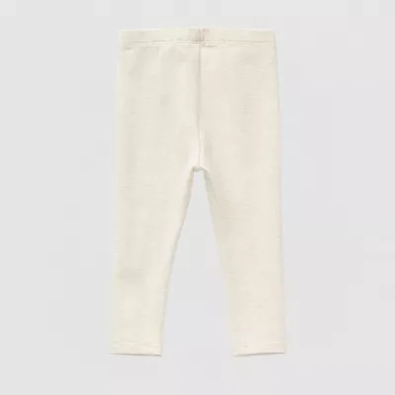 Okie Dokie Baby Girls Knit Full Length Leggings