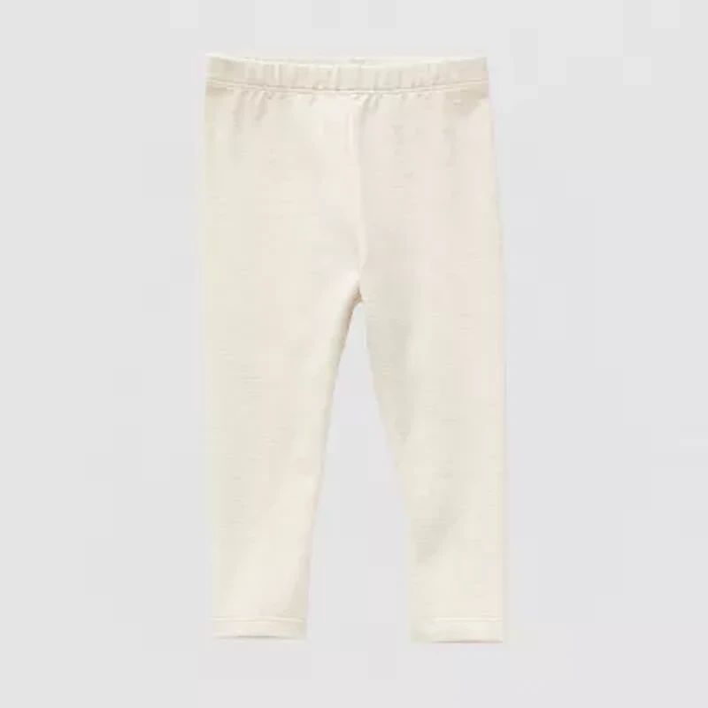 Okie Dokie Baby Girls Knit Full Length Leggings