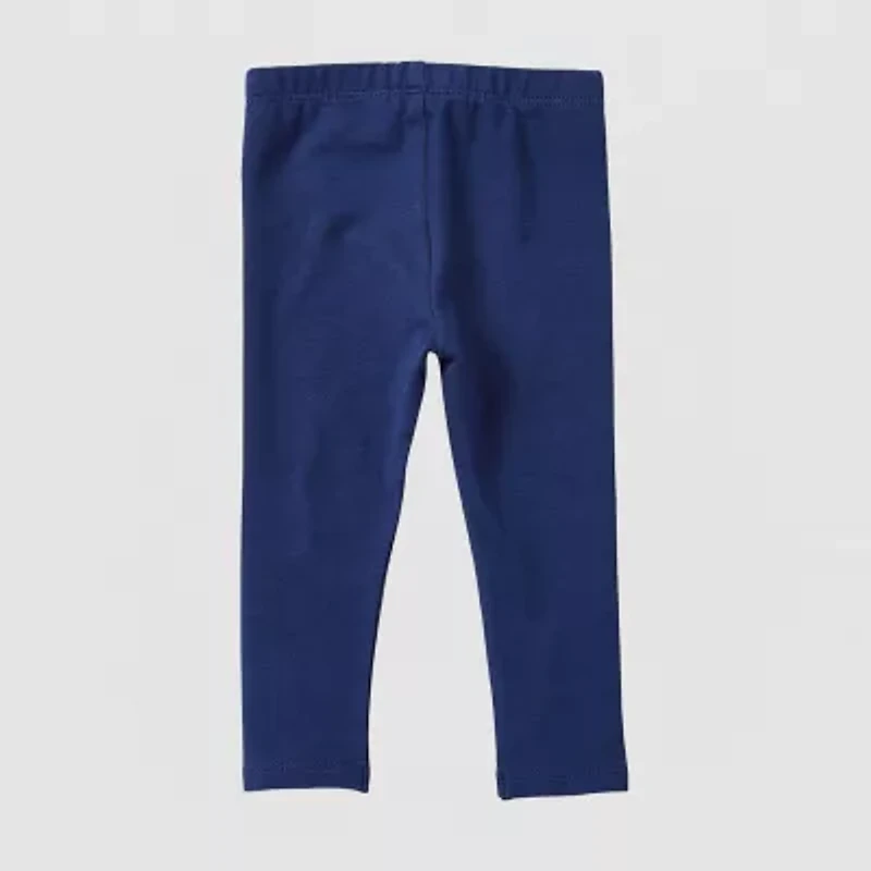 Okie Dokie Baby Girls Knit Full Length Leggings