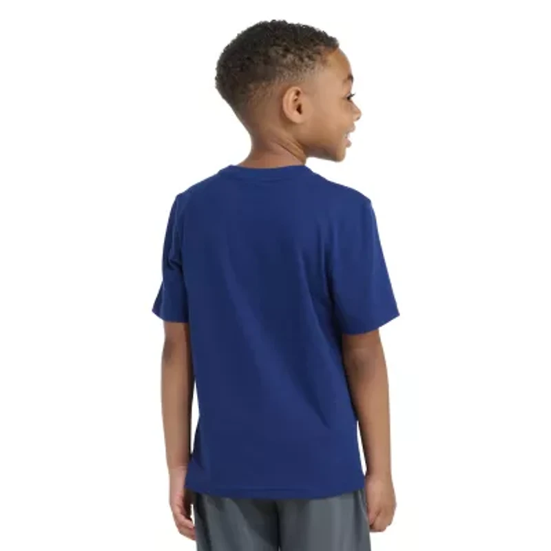 adidas Toddler Boys Crew Neck Short Sleeve Regular Fit Graphic T-Shirt
