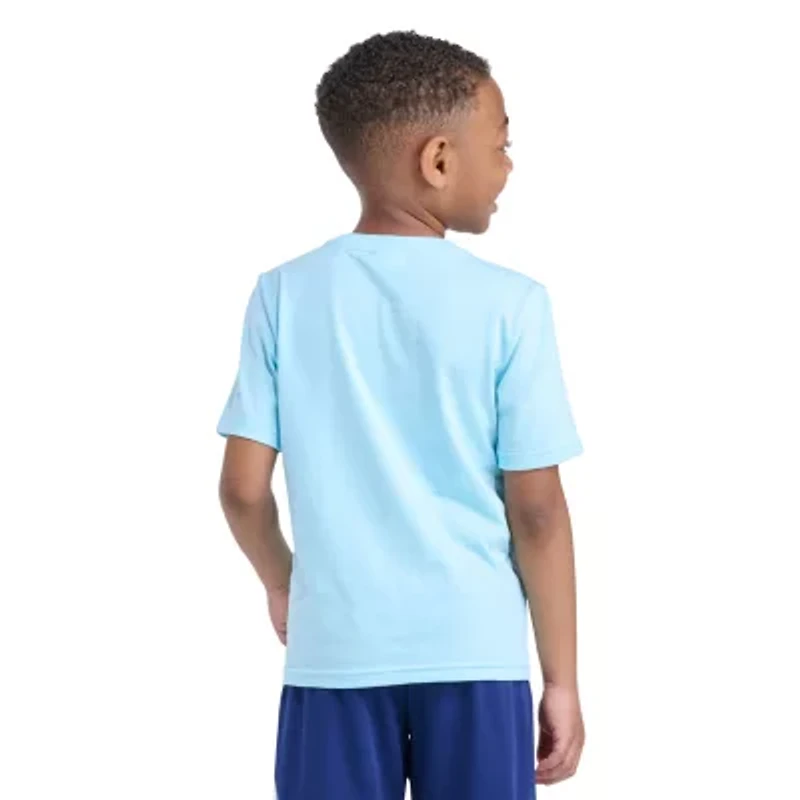 adidas Toddler Boys Crew Neck Short Sleeve Regular Fit Graphic T-Shirt