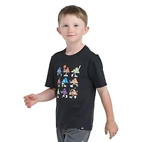 adidas Toddler Boys Crew Neck Short Sleeve Regular Fit Graphic T-Shirt