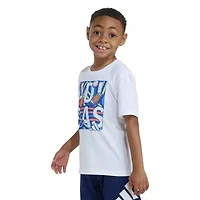 adidas Toddler Boys Crew Neck Short Sleeve Regular Fit Graphic T-Shirt