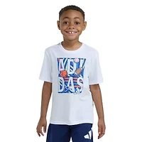 adidas Toddler Boys Crew Neck Short Sleeve Regular Fit Graphic T-Shirt