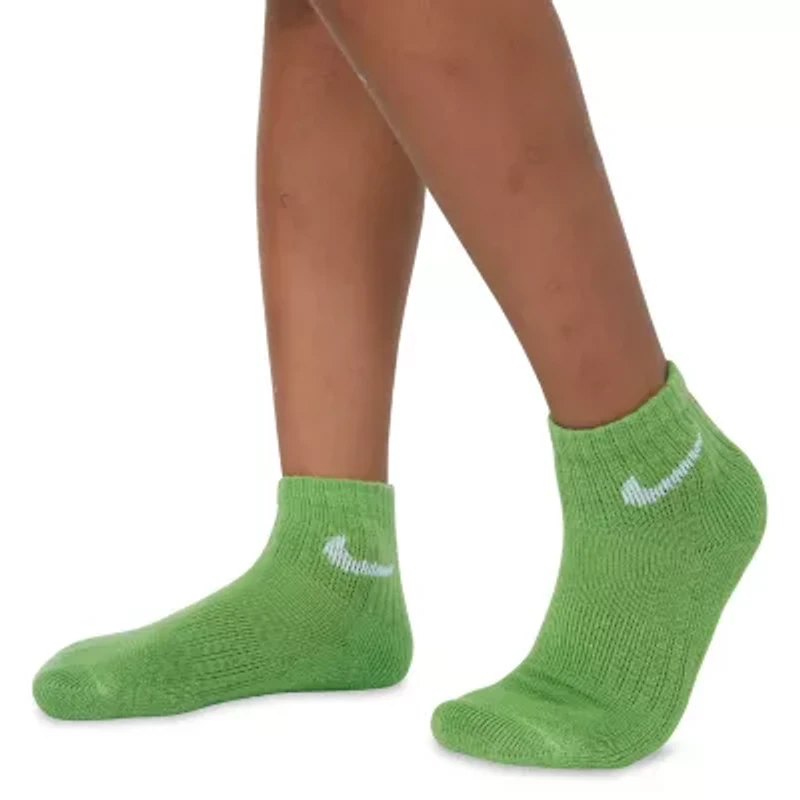 Nike Little & Big Kid Boys 6 Pair Quarter Ankle Socks