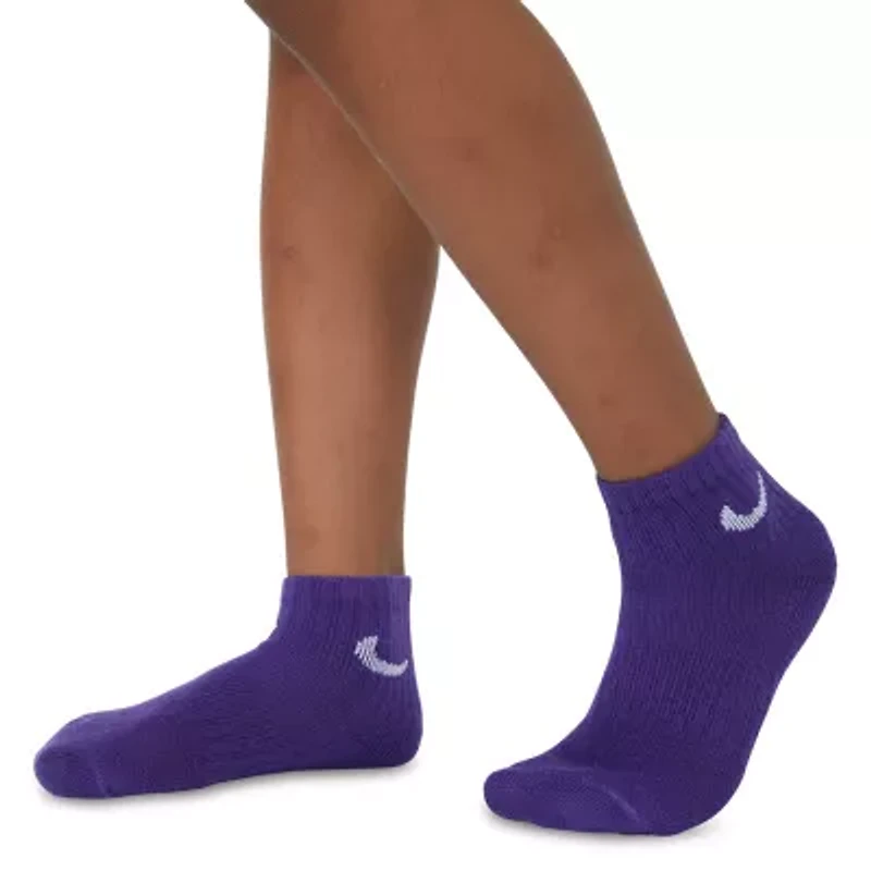Nike Little & Big Kid Boys 6 Pair Quarter Ankle Socks