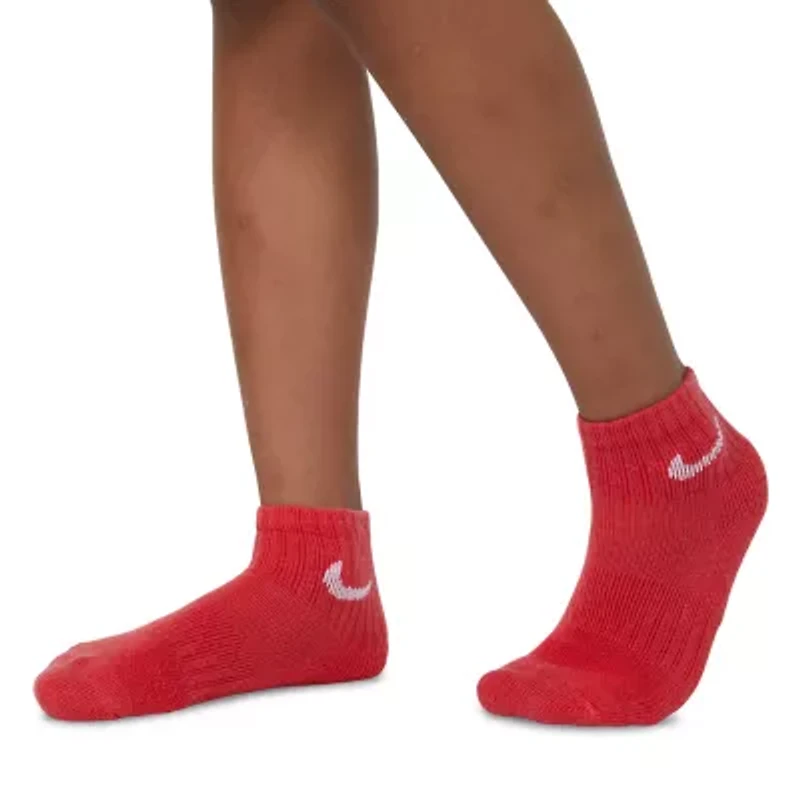 Nike Little & Big Kid Boys 6 Pair Quarter Ankle Socks