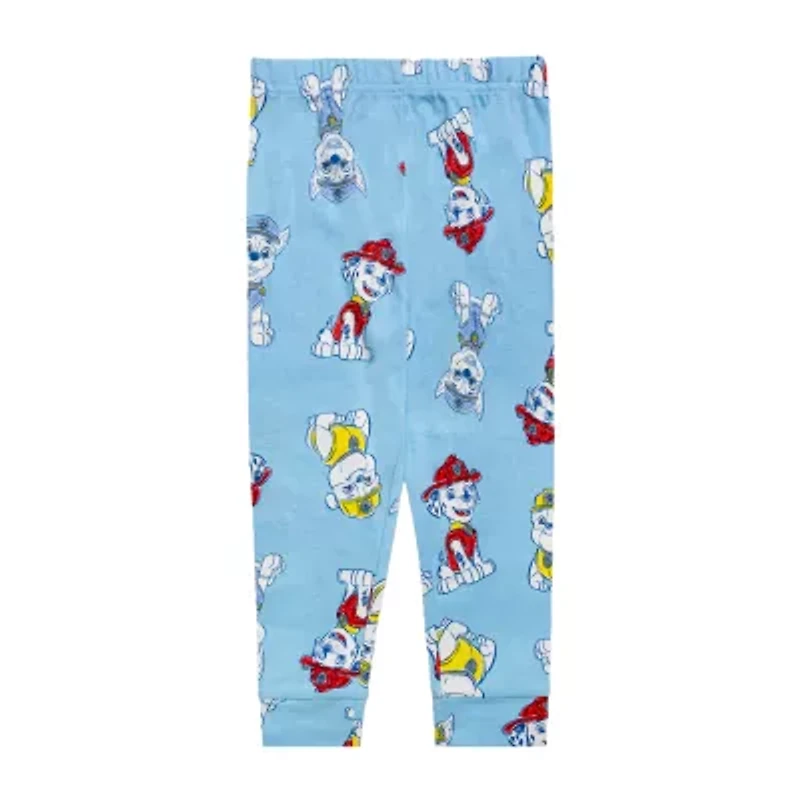 Toddler Boys Paw Patrol Crew Neck Short Sleeve 4-pc. Pajama Sets