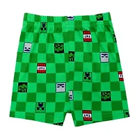Little & Big Kid Boys Minecraft Crew Neck Short Sleeve 4-pc. Pajama Sets