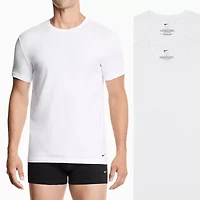 Nike All Day Cotton Stretch Mens 2 Pack Short Sleeve Crew Neck Moisture Wicking T-Shirt