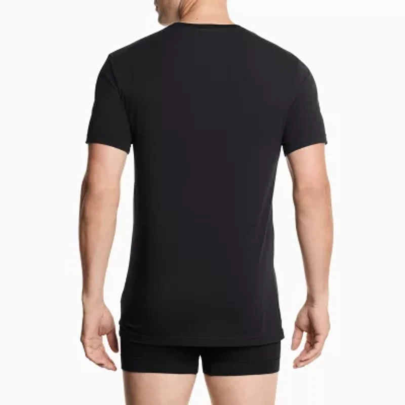 Nike All Day Cotton Stretch Mens 2 Pack Short Sleeve Crew Neck Moisture Wicking T-Shirt