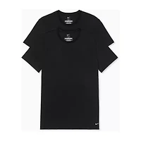 Nike All Day Cotton Stretch Mens 2 Pack Short Sleeve Crew Neck Moisture Wicking T-Shirt