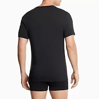 Nike All Day Cotton Stretch Mens 2 Pack Short Sleeve V Neck Moisture Wicking T-Shirt