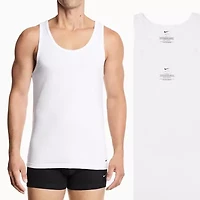 Nike All Day Cotton Stretch Mens U Neck Sleeveless 2 Pack Tank