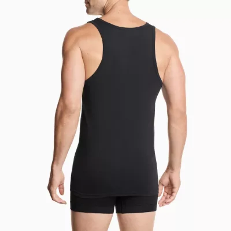 Nike All Day Cotton Stretch Mens U Neck Sleeveless 2 Pack Tank