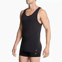 Nike All Day Cotton Stretch Mens U Neck Sleeveless 2 Pack Tank