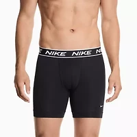 Nike All Day Microfiber Stretch Mens 3 Pack Boxer Briefs Ke1306-001