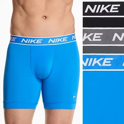 Nike All Day Microfiber Stretch Mens 3 Pack Boxer Briefs Ke1306-001