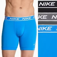Nike All Day Microfiber Stretch Mens 3 Pack Boxer Briefs Ke1306-001