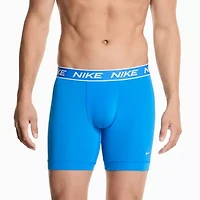 Nike All Day Microfiber Stretch Mens 3 Pack Boxer Briefs Ke1306-001
