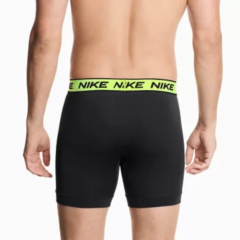 Nike All Day Microfiber Stretch Mens 3 Pack Boxer Briefs Ke1306-001