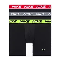 Nike All Day Microfiber Stretch Mens 3 Pack Boxer Briefs Ke1306-001